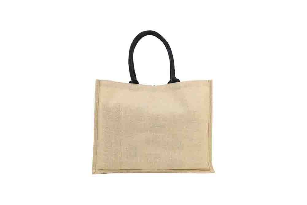 TRUCS - Jute Bag with Canvas Pocket